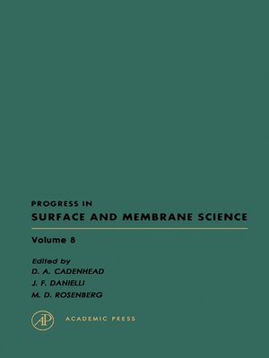 cover image of Progress in Surface and Membrane Science, Volume 8